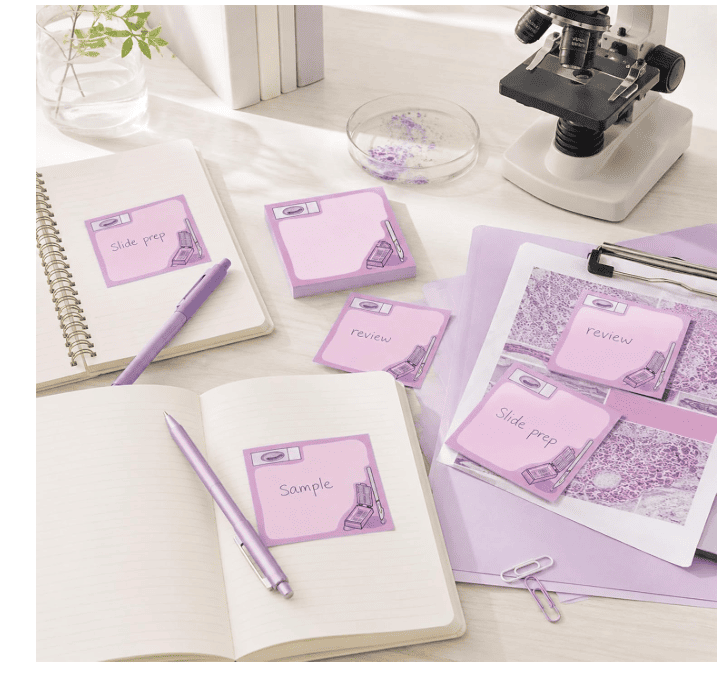 Blocs-notes autocollants